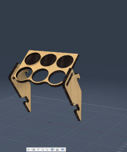 Alternative view of Modulaarne riiul aerosoolipurkide ja tööriistade hoiustamiseks