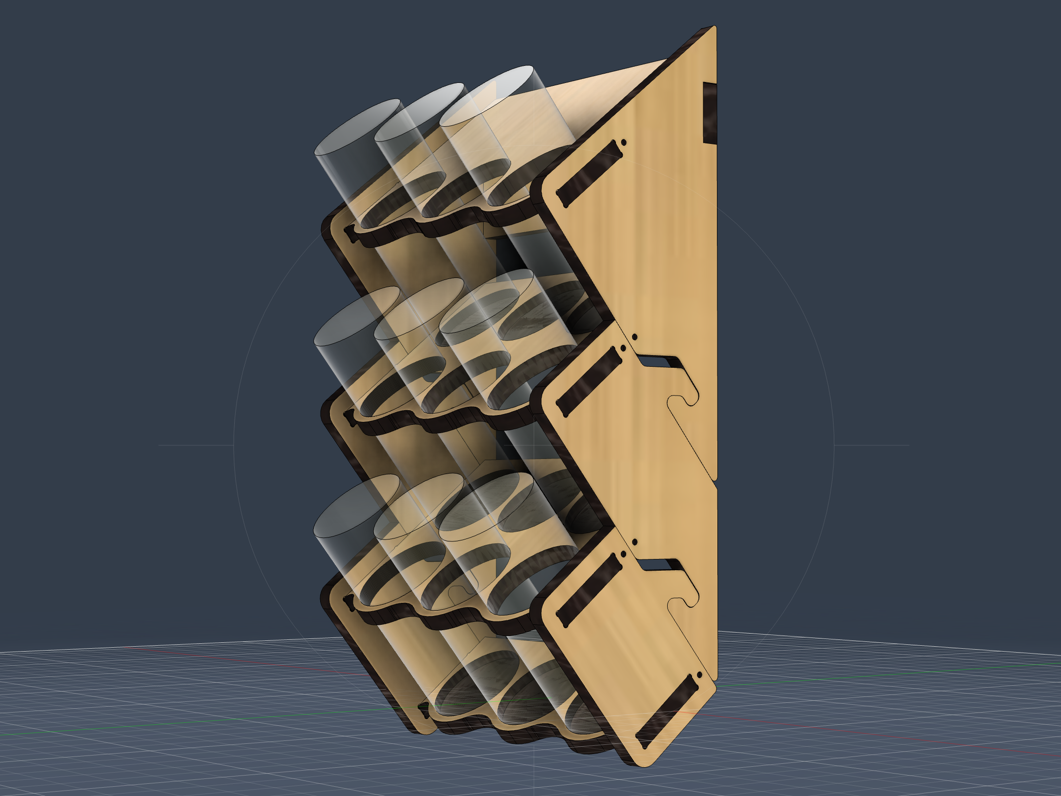 Modulaarne riiul aerosoolipurkide ja tööriistade hoiustamiseks - Image 4